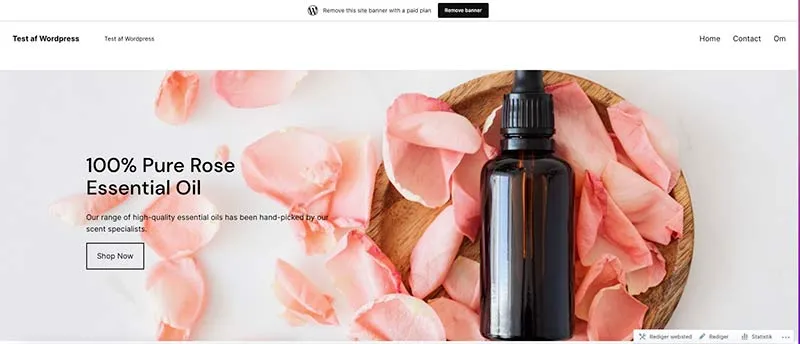 Min egen gratis hjemmeside hos Wordpress.com